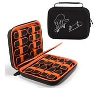 Klawdsky Fingerboard Case, Fingerboard Carrying Case for Teck Deck Ultra DLX Finger Skateboards, Fingerboard Storage Case Compatible with 16pcs Mini Skateboards (Case Only)