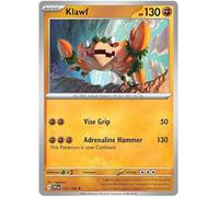 Klawf 122/198 Rare Pokemon Card (Scarlet & Violet Base) + 1x TitanCards® Toploader
