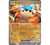 Klawf ex 120/197 Double Rare Pokemon Card (SV Obsidian Flames) + 1x TitanCards® Toploader