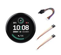 KLAYERS RP2350-Touch-LCD-2.1-B,2.5D Curved Touch Panel Version,480×480 IPS Panel Display, 65K Color,All-in-One Microcontroller Board