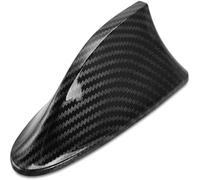 KLBHD Car Shark Fin Aerial Antenna for VW Golf GTD 6 Golf 7 GTI, AM FM Radio Signal Aerials, Antenna Cover with Adhesive, Roof Antenna Modification Replacement Accessories,A/Carbon fiber