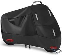 KLBHD Motorbike Cover Waterproof for Yamaha FORCE155 Force 155, Motorcycle Cover Outdoor Rain UV Dust Protective, 210D Thicker Oxford Motorcycle Garage Cover,A