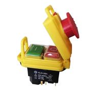 KLD-28 KLD-28A 4Pin 5Pins 250V Waterproof Electromagnetic Pushbutton Switches Push Button Switch for Slicer IDGTTLDF(KLD-28A 5Pin Cover)