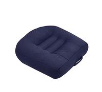 KLDDZQ Adult Car Seat Booster Cushion for Height Car Memory Foam Heightening Front Seat Cushion for Short People Driving for Office, Home, Angle Lift Seat Cushions,Blue,40 * 40 * 12cm