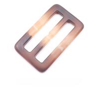 KLDGQ 10pcs Inner 2~6cm Resin Rectangle Scarf Buckle Trench Coat Belt Buckle 3-Speed Buckle For Coat Belt Replacement