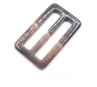 KLDGQ 10pcs Inner 2~6cm Resin Rectangle Scarf Buckle Trench Coat Belt Buckle 3-Speed Buckle For Coat Belt Replacement