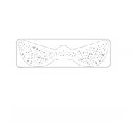 KLDGQ 6 Sheet 156 * 50mm Hot stamping Flower Tattoo Stickers, Waterproof Temporary Tattoos with Herbal Dyes, Freckles Face Tattoos for Parties
