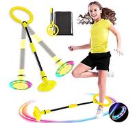 Kle Skip Ball For Kids With Lights,A Swing Ball With a Night Light Function,Ankle Skip Ball,For Girl Birthday Gifts For Age 5 6 7 8 9 10+,Skip It Ankle Toy Foldable,Gift