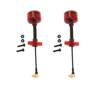 Kleagary 2PCS FPV Antenna 5.8G MMCX RHCP Antenna VTX VRX Antenna Long Range Antenna Adapter for RC FPV Drone Goggles Elbow