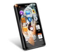 Kleagary 4 Inch MP3 Player Bluetooth Music Player Built-in Speaker 16G Full Screen MP4 Video Playback with FM Radio Recording,A