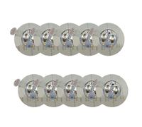 Kleagary 50PCS LED Coaster White,Light Up Coasters,LED Sticker Lights,Wine Bottle Lights,for Drinks,Bar Accessories,Wedding