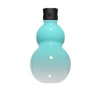 Kleagary Chinese Retro-Inspired Gourd Water Bottle 900ML Gourd Water Bottle Gourd Sports Water Bottle -Blue