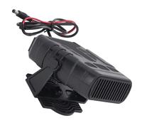 Kleagary DC 12V 30W Solar Panel Powered Winter Electric Heater Drying and Heating Heating Fan Car Warmer Heater for Outdoor