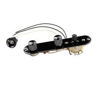 Kleagary Fully Loaded Guitar Control Plate Prewired 3-Way Switch 250K Large Potentiometers Knurled Volume Tone Controls Knobs