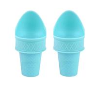Kleagary Ice Cream and Popsicle Tool Set Ice Cream Spoon, Reusable Mini Scoop Cones Set, Good Grip Plastic Cookie Baking B