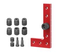 Kleagary Self-Centering Dowel Jig Line Scriber Dowel Jig Square Center Finder Wood Working Tool A