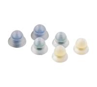 Kleagary Silicone Eartips Eartips Eartips with Pressure Release Griping System Noise-Isolating Eartips Accessories 3 Pairs (S/L/M)