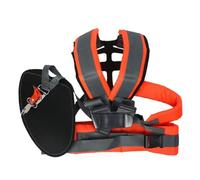Kleagary Trimmer Shoulder Strap Padded Universal Adjustable Weed Eater Harness Double Shoulder Harness for Weed Trimmer Gray