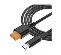 Kleagary USB-C Type-C to XT60 Charging Cable PD 100W 20V/5A Charging Cable for Tool-Kitrc M7 M6 M6D M8S Charger,Solar Panel.