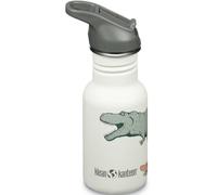 Klean Kanteen - Kid's Classic Narrow Flip Sport - Water bottle size 355 ml, grey/white