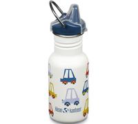 KLEAN KANTEEN 12oz Kid Classic Narrow W/ Sippy Cap - Children - White / Blue - size only size- model 2025 only size