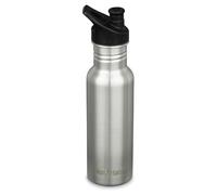 Klean Kanteen 18oz Classic Narrow drinks bottle + sport cap Stainless Steel