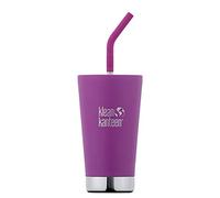 Klean Kanteen 19322079014016 Insulated Tumbler with Straw, 16 oz, 16 fl oz (473 ml), Very Bright