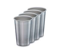 KLEAN KANTEEN 473ml STAINLESS STEEL PINT CUP 4-PACK FESTIVAL MUG CAMPING TUMBLER