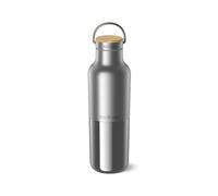 Klean Kanteen 592ml Rise Insulated Reflect Water Bottle with Bamboo Cap - Brushed Stainless