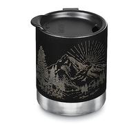 Klean Kanteen Camp Mug 12 Oz Laser Etch Mntns Brushed Black