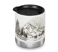 Klean Kanteen Camp Mug 12 Oz Laser Etch Mntns Matte White