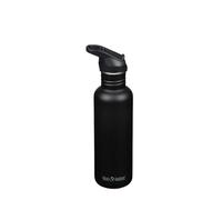 Klean Kanteen Classic Narrow 18oz (532mL) - Sport Cap - Water bottle Black 18 oz (532 ml)