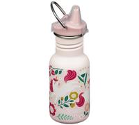Children's Water Bottle with Cap Klean Kanteen Classic Narrow Sippy Rose 355 ml