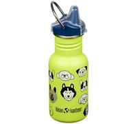 Klean Kanteen Classic Narrow Sippy Cap 1011203 Drinking Bottle with Stainless Steel Drinking Cap in Green 355 ml