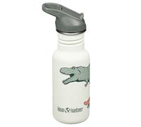 Klean Kanteen Classic Kid's Water Bottle w/Flip Seal Sport Cap 355ml White
