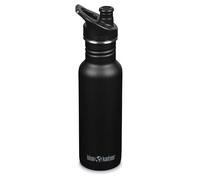 Klean Kanteen Classic Narrow 18oz (532mL) - Sport Cap - Water bottle Black 18 oz (532 ml)