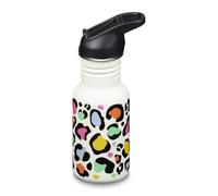 Klean Kanteen Classic Narrow (Flip Sport) 1011207 Bicycle Water Bottle with Stainless Steel Drinking Cap in Pink with a Volume of 355 ml