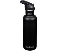 Klean Kanteen Classic Water Bottle w/Flip Seal Sport Cap 800ml Travel Black