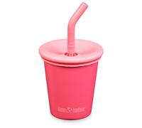 Klean Kanteen - Kid's Kanteenkid Steel Cup with Straw - Mug size 296 ml, pink