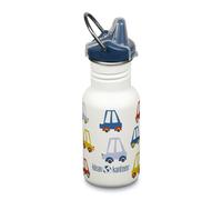 KLEAN KANTEEN 12oz Kid Classic Narrow W/ Sippy Cap - Children - White / Blue - size only size- model 2025 only size
