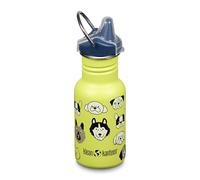 Klean Kanteen Classic Narrow Sippy Cap 1011203 Drinking Bottle with Stainless Steel Drinking Cap in Green 355 ml