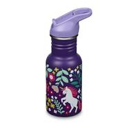 Klean Kanteen Kids Water Bottle with Straw, 350ml Drinks Bottle