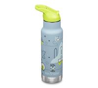 Klean Kanteen 355ml Classic Kid's Insulated Water Bottle with Flip Seal Sport Cap - Launch Plan