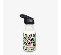 Klean Kanteen Classic Narrow (Flip Sport) 1011207 Bicycle Water Bottle with Stainless Steel Drinking Cap in Pink with a Volume of 355 ml