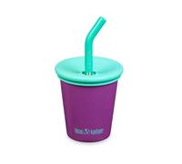 Klean Kanteen - Kid's Kanteen Steel Cup Straw Lid - Mug size 296 ml, purple