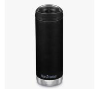 Klean Kanteen TKWide 473ml Insulated Bottle Mug Canteen Flask Cafe Cap Black