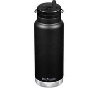 Klean Kanteen TKWide 946ml Insulated Bottle Camping Twist Cap w/Straw Black