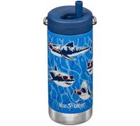 Klean Kanteen TKWide Insulated Bottle with Twist Cap w/Straw 355ml Sharks