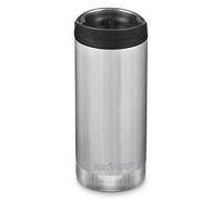 Klean Kanteen TKWide 12oz (355mL) - Café Cap - Vacuum flask Brushed Stainless 18,4 x 7,6 cm