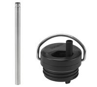 Klean Kanteen TKWide Twist Cap - Bottle Cap Black / Brushed Stainless Height: 8,9 cm / Width: 6,2 cm